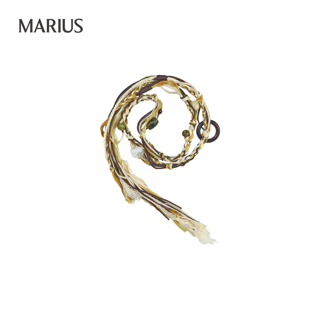MARIUS手工编织腰带