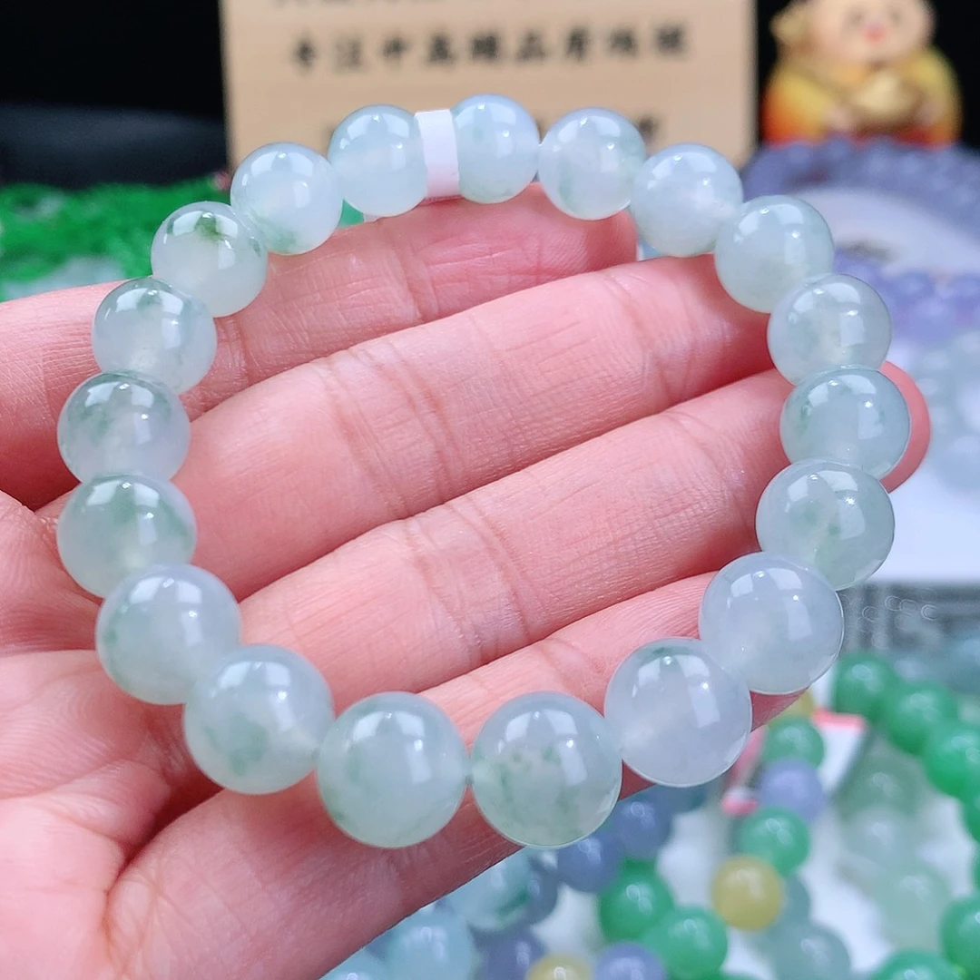 翡翠手链未镶嵌卡10mm