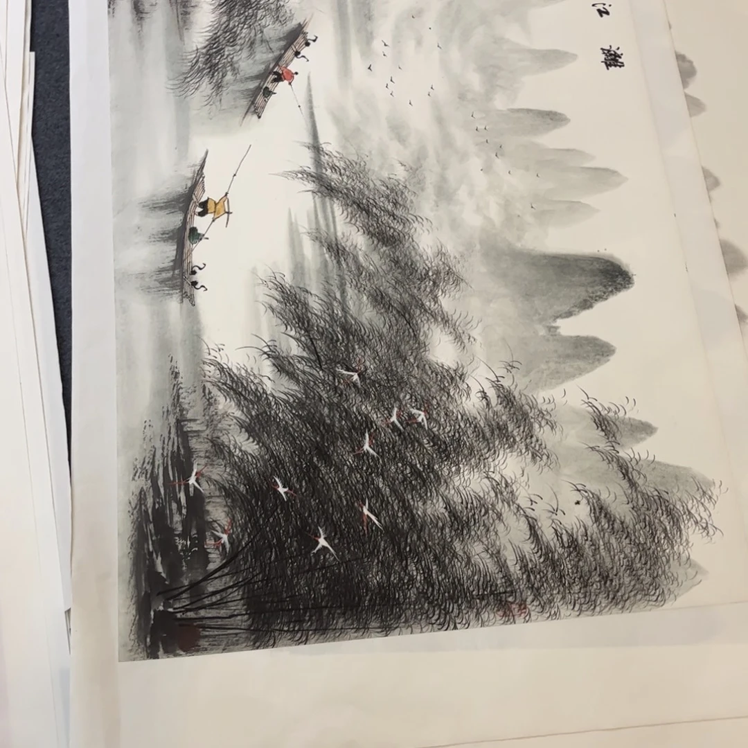 宿***司国画L精品国画作品