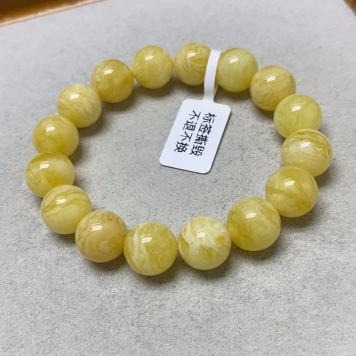 蜜蜡未镶嵌裸石串