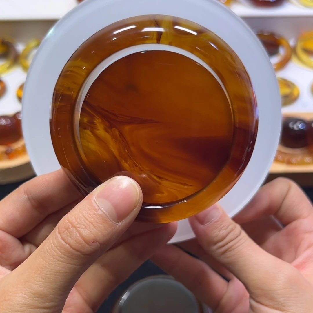 琥珀未镶嵌手镯宾*手镯54/23