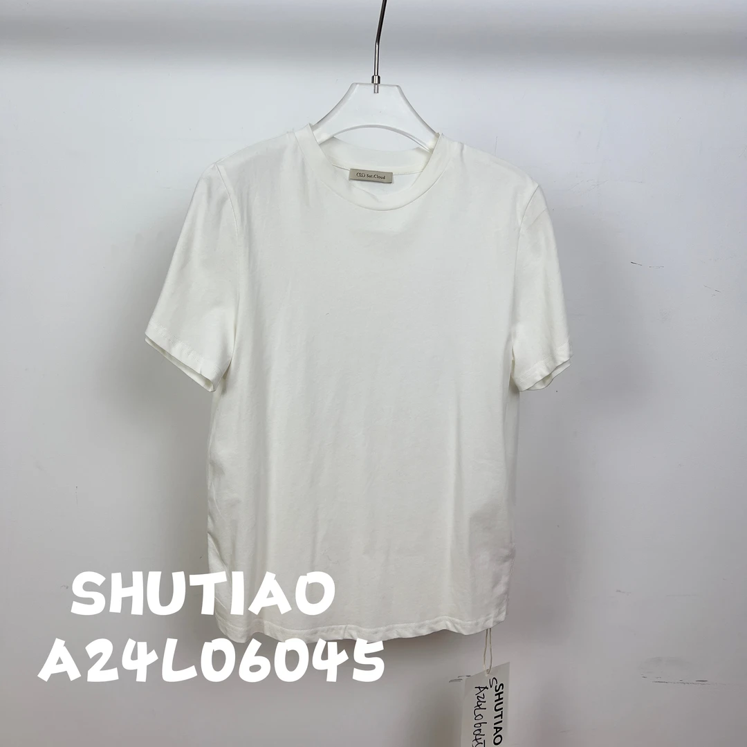 【SHUTIAO】2024秋冬：新款小众设计款T恤A24L06045