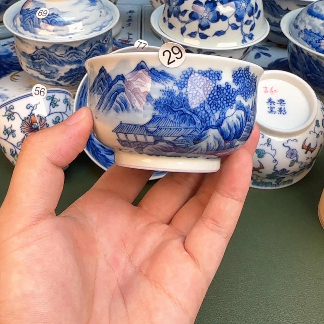 彦祖纯手工手绘茶具29