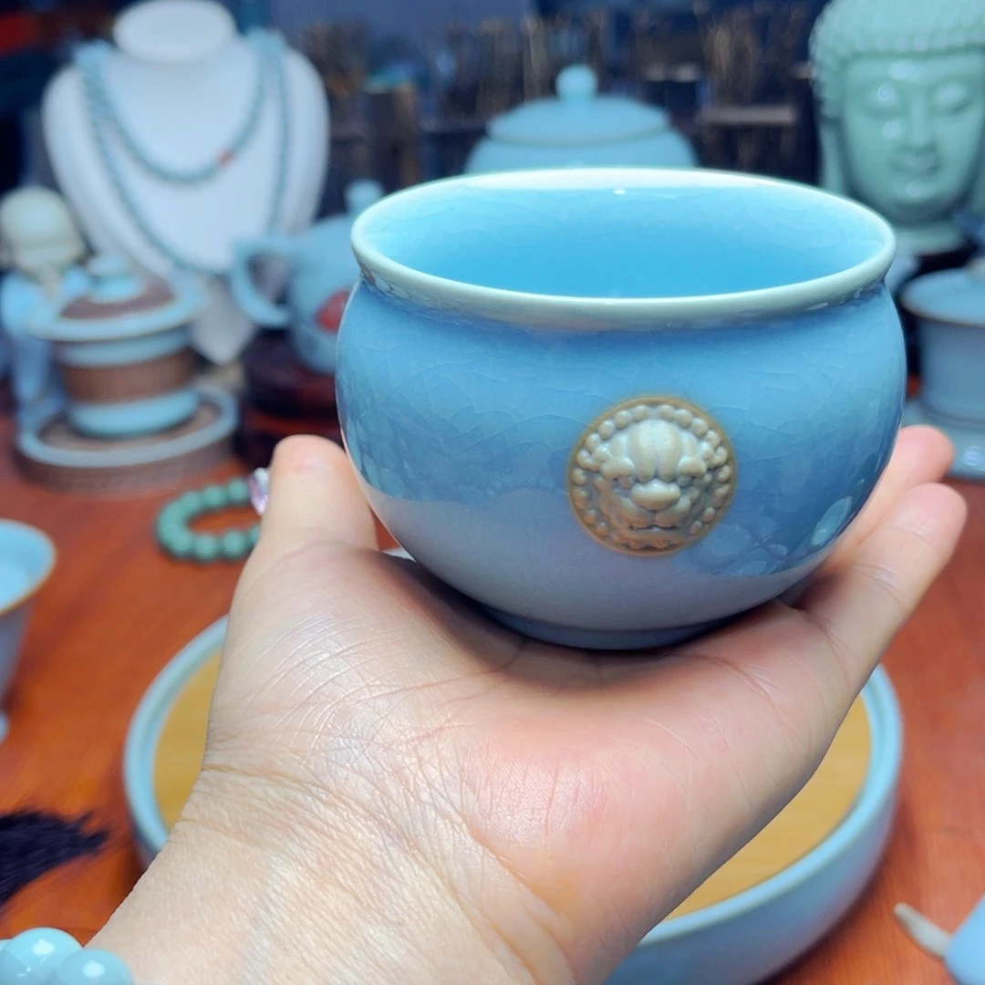 【闪购商品】河南汝瓷厂，茶器摆件专场，窑口平价