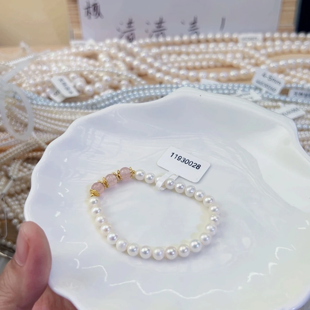 未镶嵌手绳淡水珍珠