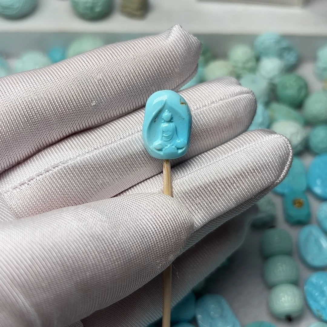 绿松石珠宝半成品未镶嵌