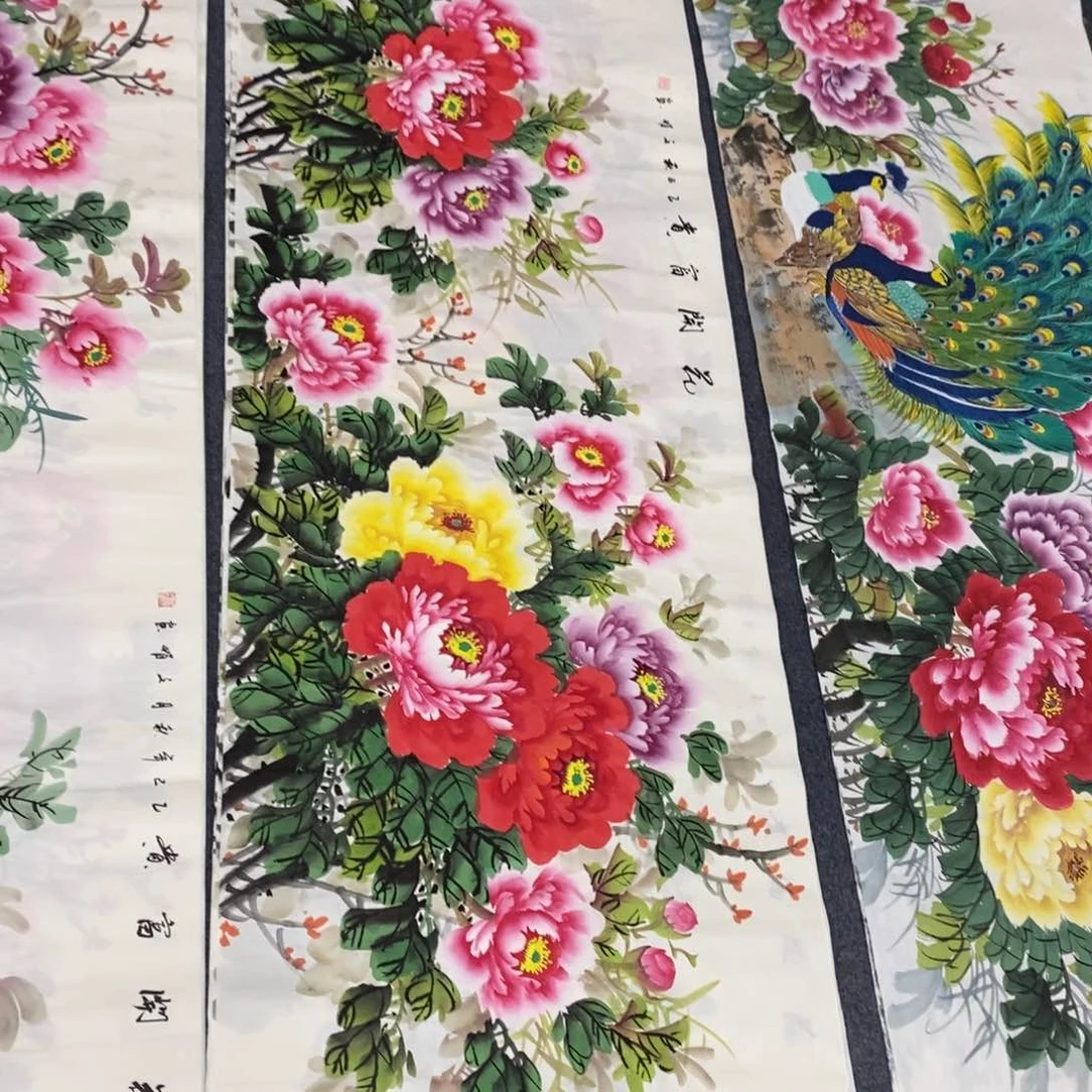 国画尺寸180✖️70小六尺精品手绘画