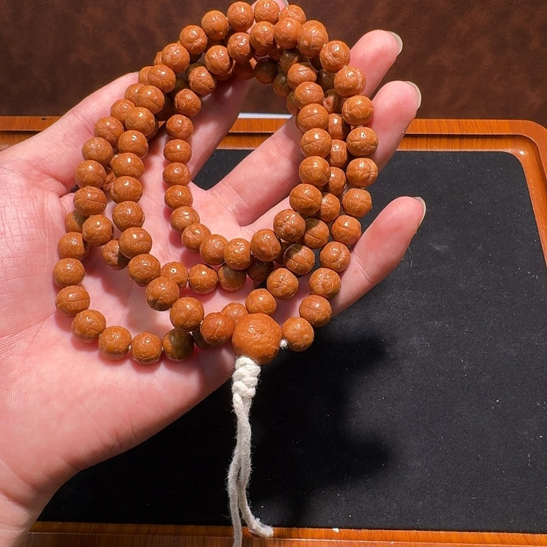 三***一凤眼菩提吊坠108新籽 9.5