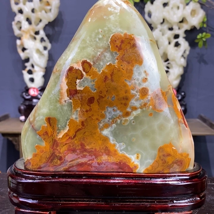 石材精品古青石摆件