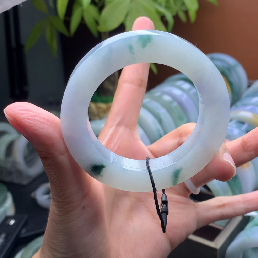 未镶嵌定制手镯定制翡翠定制49-54