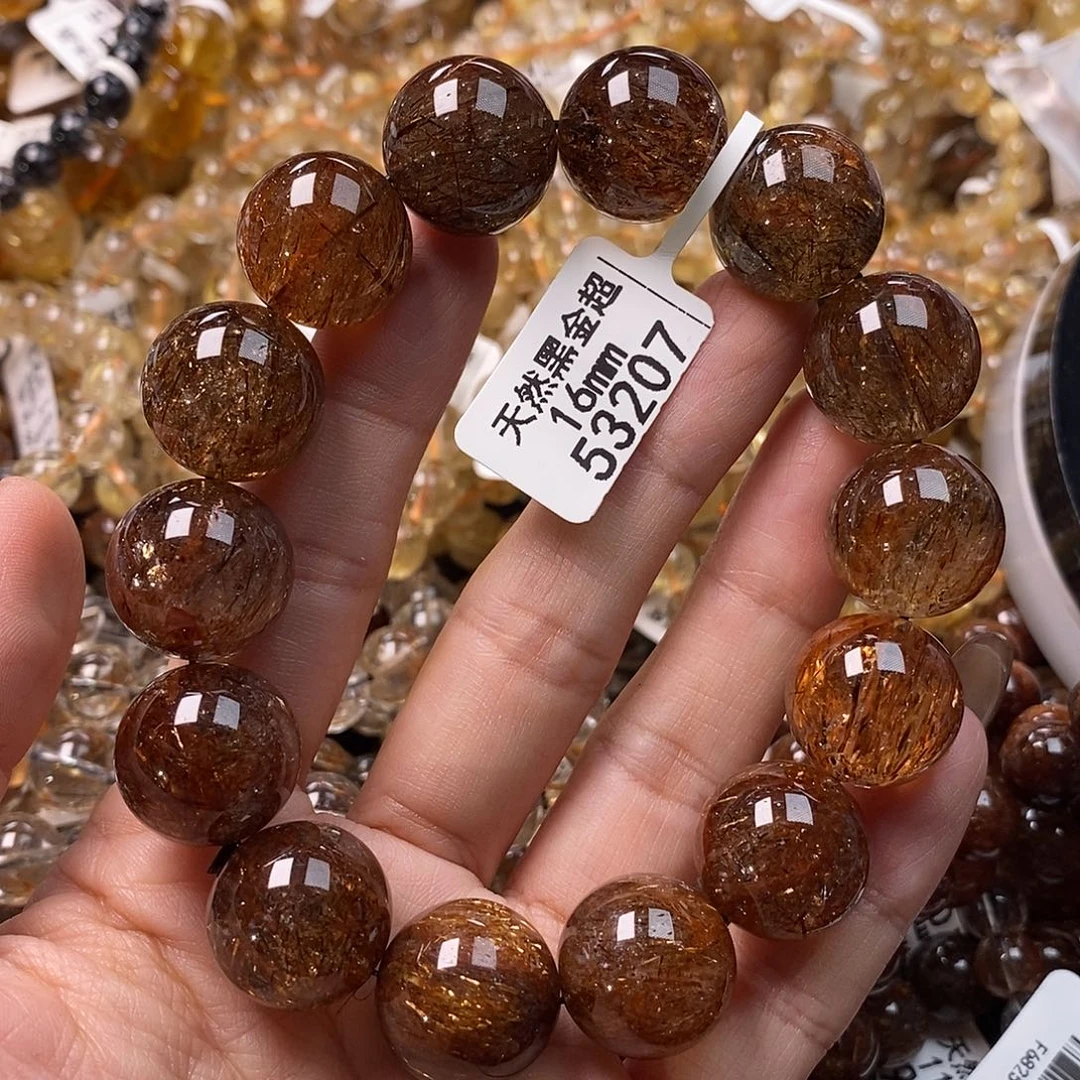 未镶嵌水晶手链水