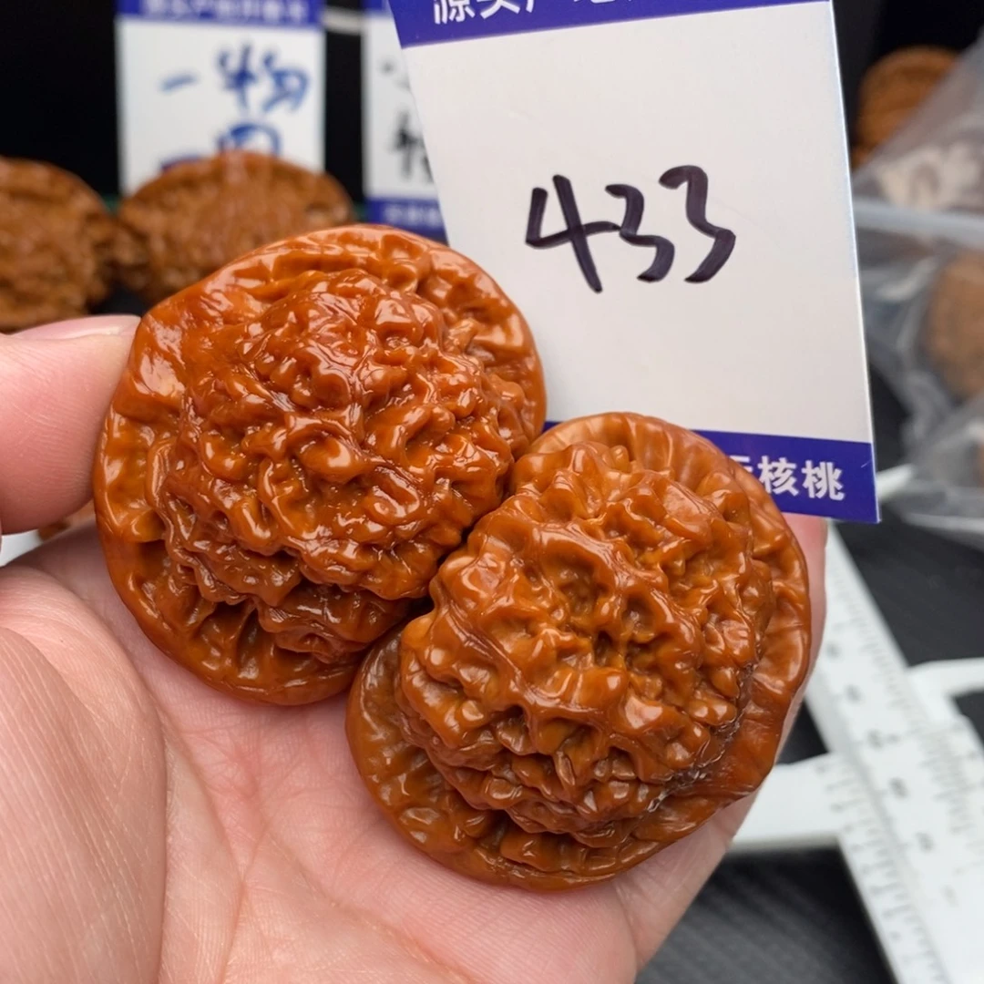 桃核把件大官帽50monom