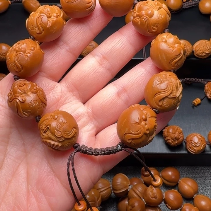 往***！橄榄核手串/手链财神