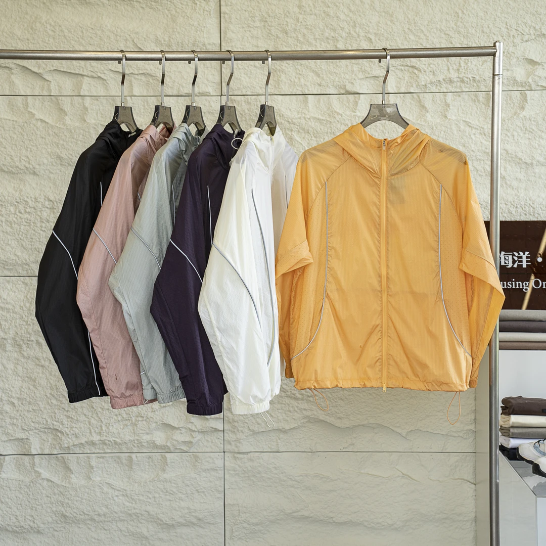 真凉感高倍防晒男女矩阵科技面料轻型连帽防紫外线防晒衣皮肤衣