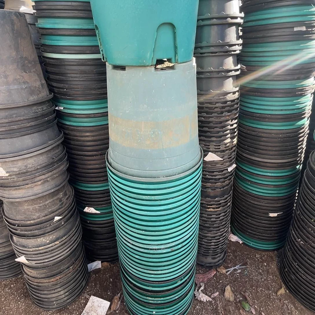 旧口径23高22绿嘉伦盆10个