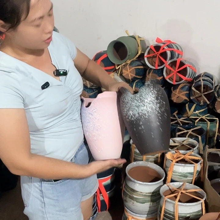 瑕疵红陶14/25两个颜色随机