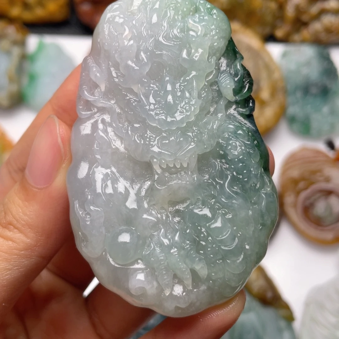 周***仙未镶嵌定制翡翠翡翠