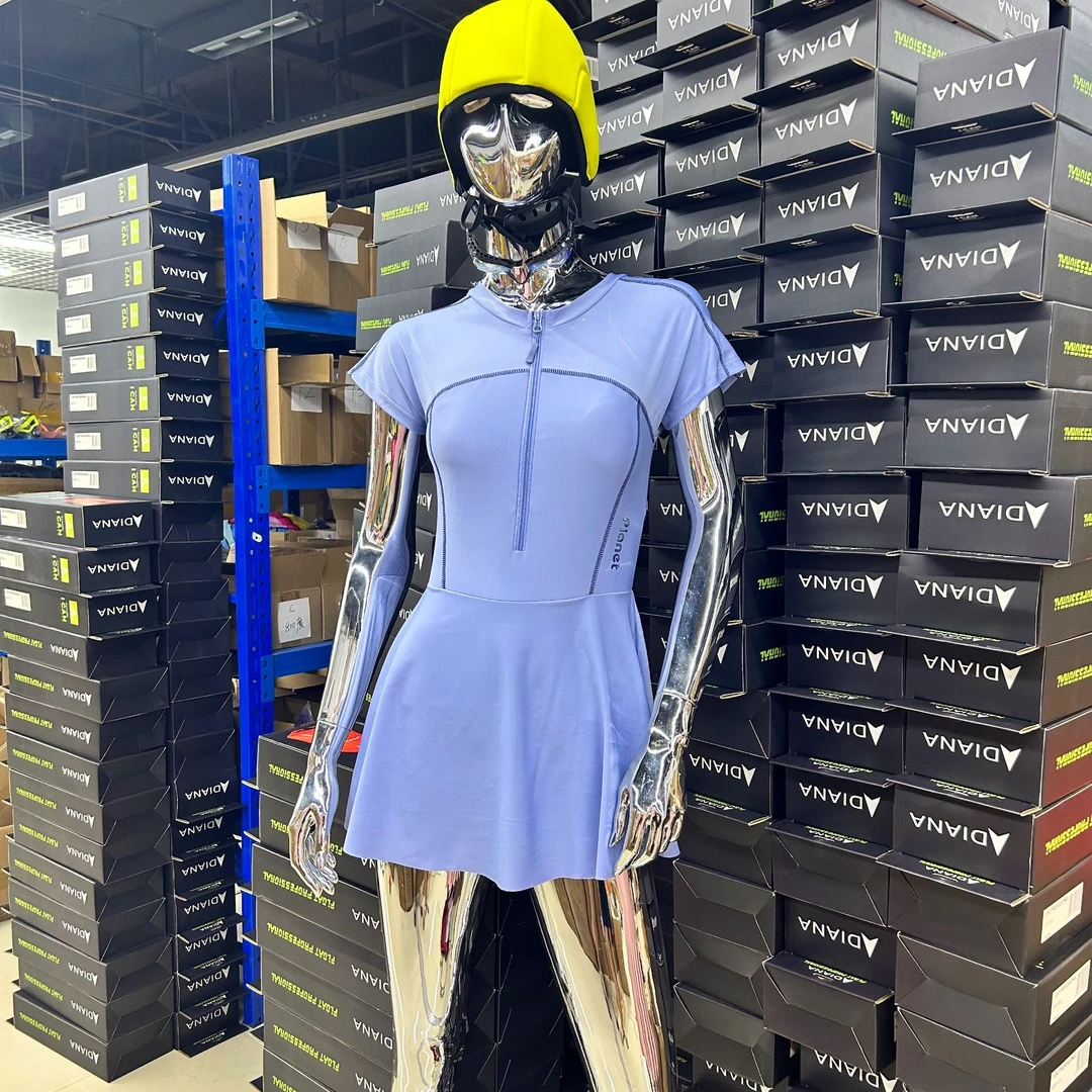 女士泳衣成人连体泳衣大码泡温泉保守泳装