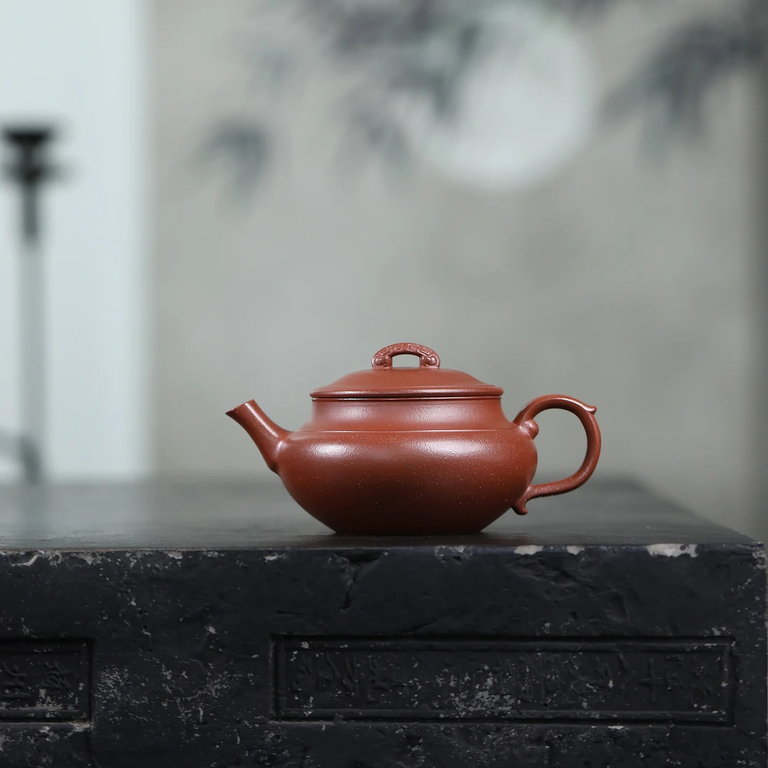 JCY-0379 非遗正品手工季畅园【和玉】 底槽清-190cc宜兴紫砂茶壶