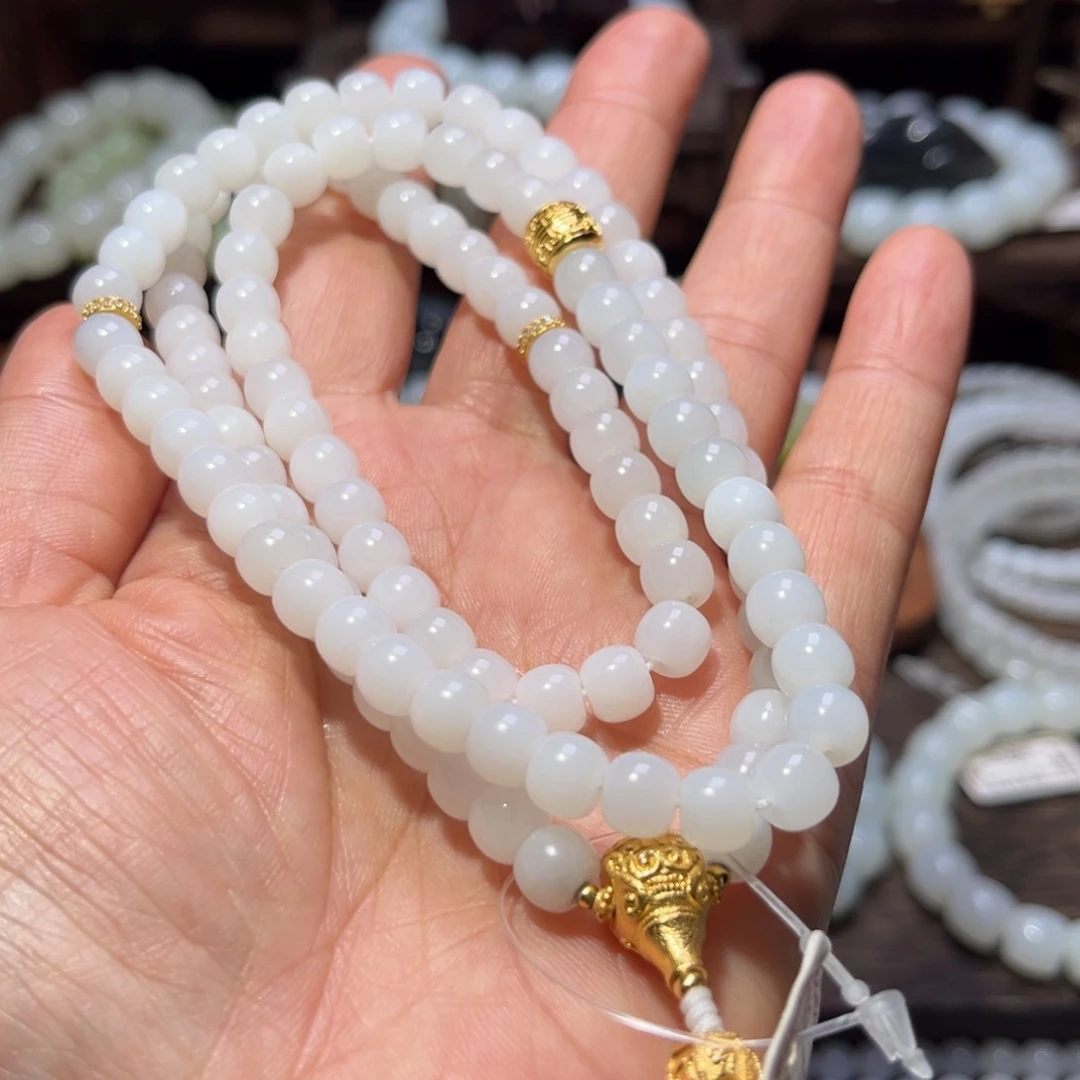 小***天和田玉未镶嵌手链