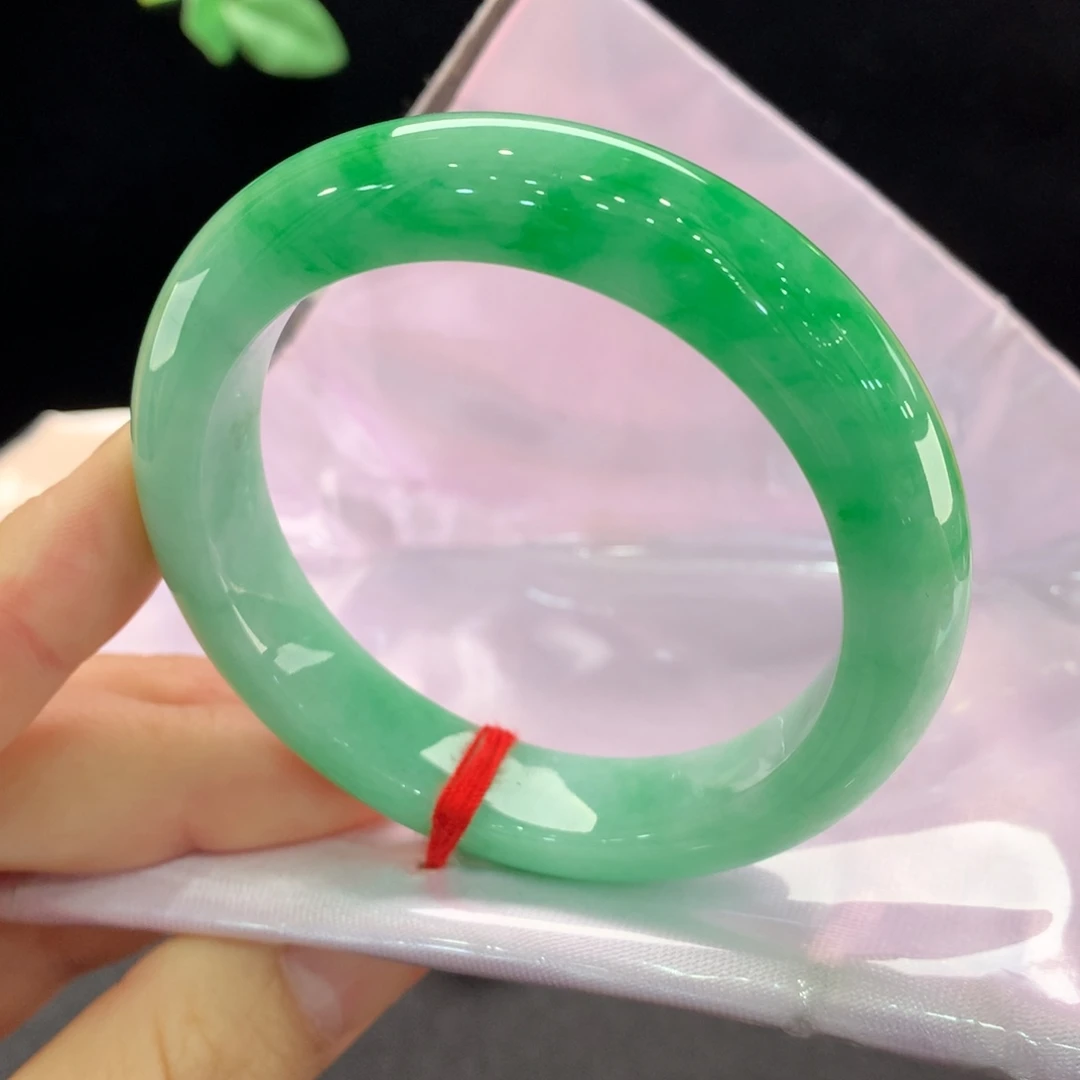 翡翠未镶嵌手镯0026