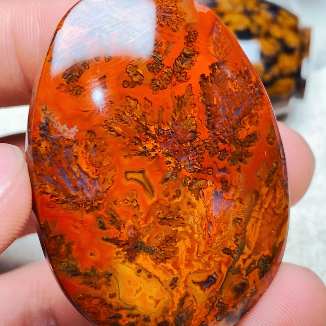 想***字玛瑙/玉髓未镶嵌颈饰