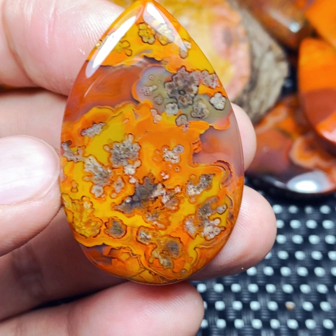 未镶嵌吊坠(不含链)玛瑙/玉髓雪*