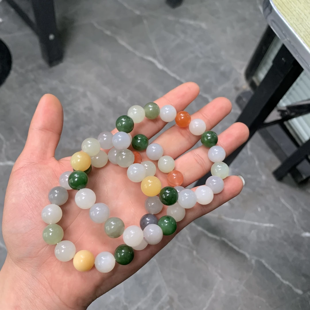 天然和田玉多宝手串男女皆可佩戴多样性发货拍一发一