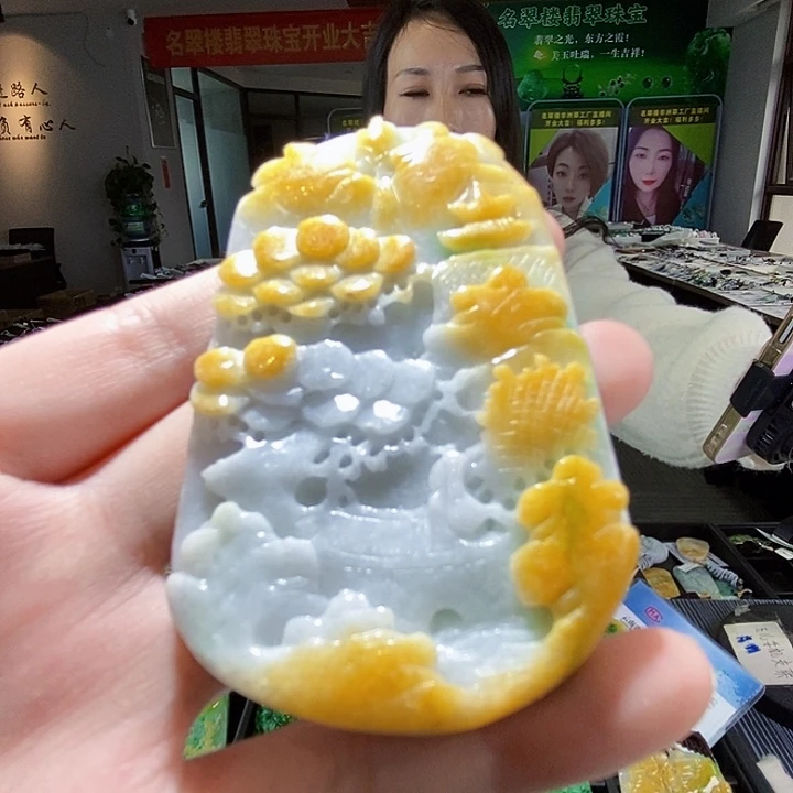 颈饰未镶嵌翡翠翡翠