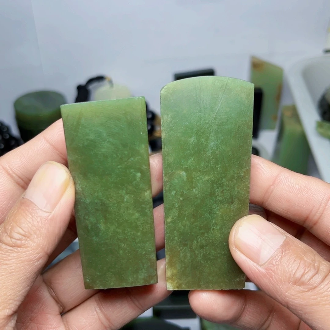 和田玉珠宝半成品未镶嵌