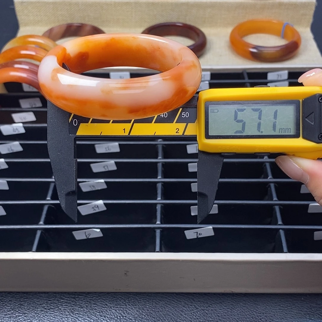 合金手镯石英质玉45号