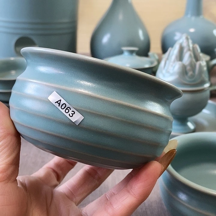 瓷片炫纹杯大不开片