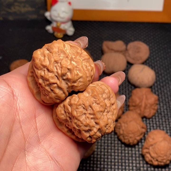 文玩核桃把件噼**啦42蛤蟆头