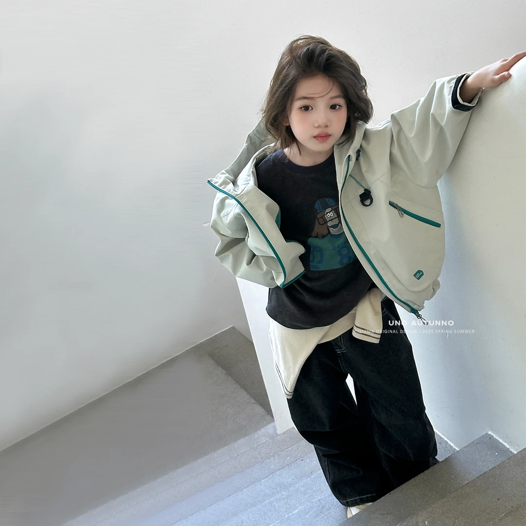 现货「UNO AUTUNNO」【履行者】三防软壳料女中大童冲锋衣GQ1620