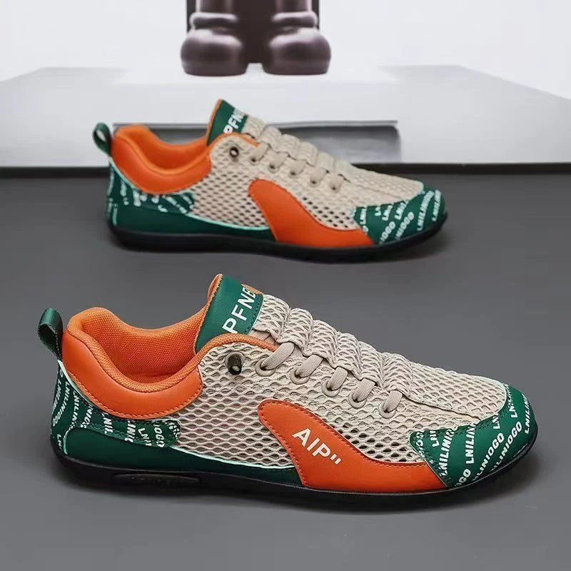 男鞋2025夏季新款网面透气休闲鞋男士防臭运动鞋韩版潮鞋