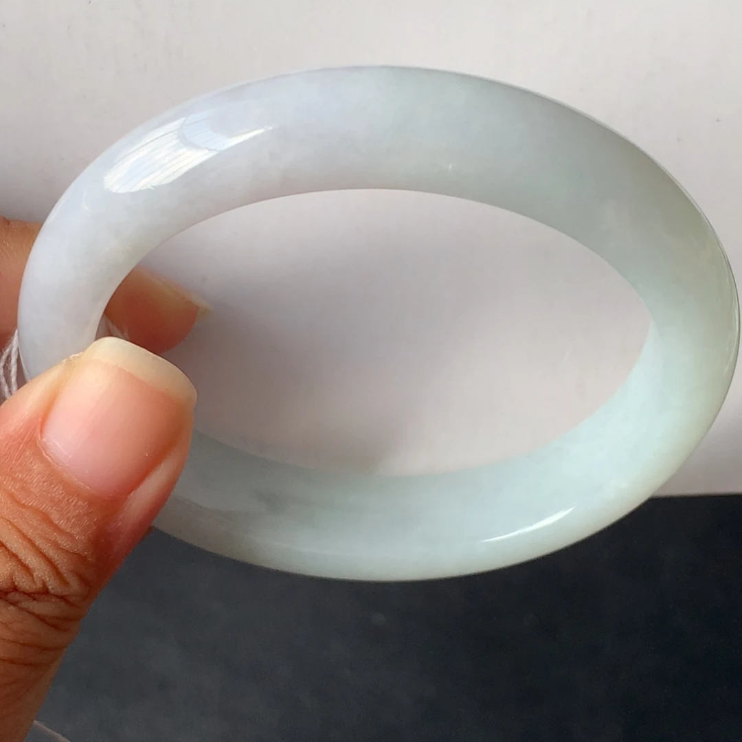 翡翠未镶嵌手镯27号53.6-47-11-6.9贵妃