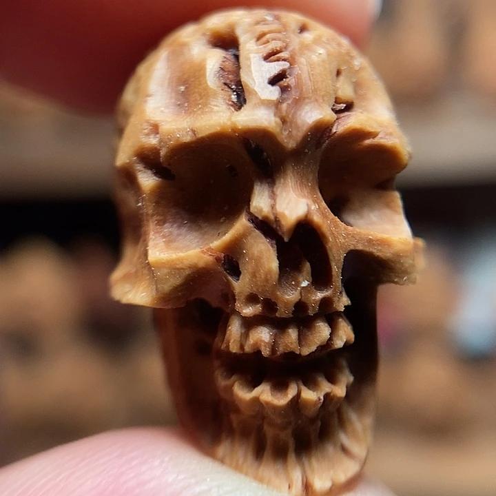 纯手工大尺寸骷髅单颗