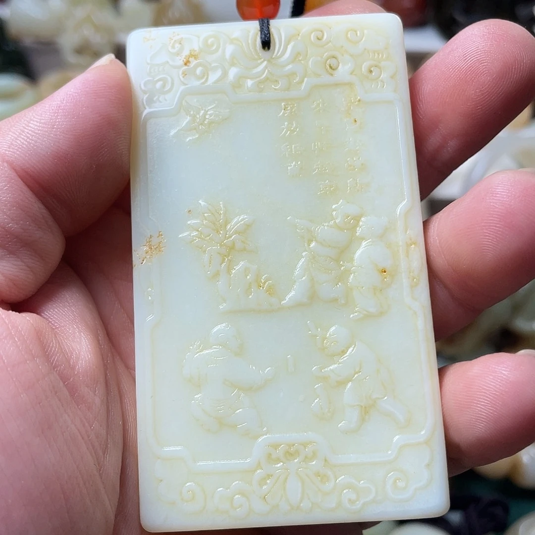 皇***勒颈饰未镶嵌和田玉