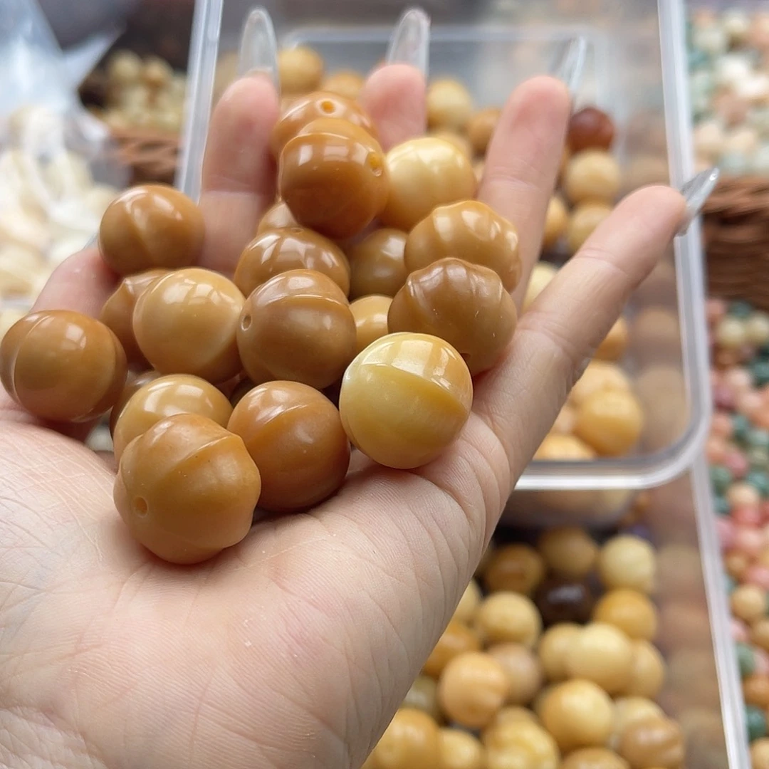 白玉菩提吊坠燕*q18mm/21颗