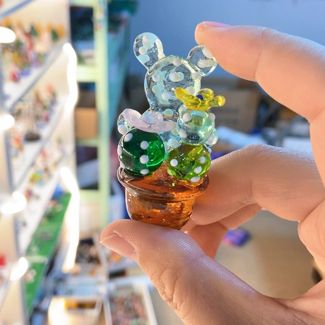 琉璃手工艺品仙人掌