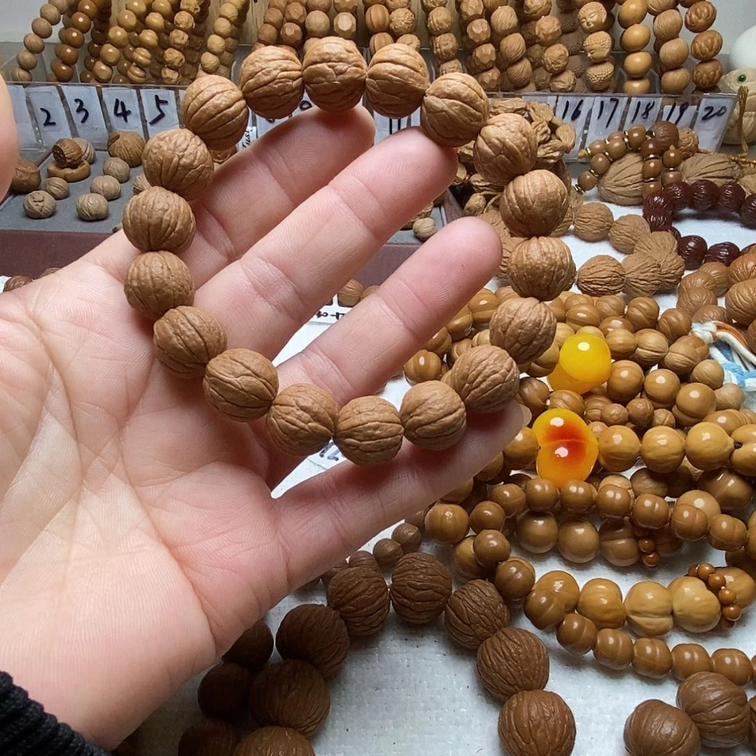 猴头核桃手串全品无暇【金苹果】