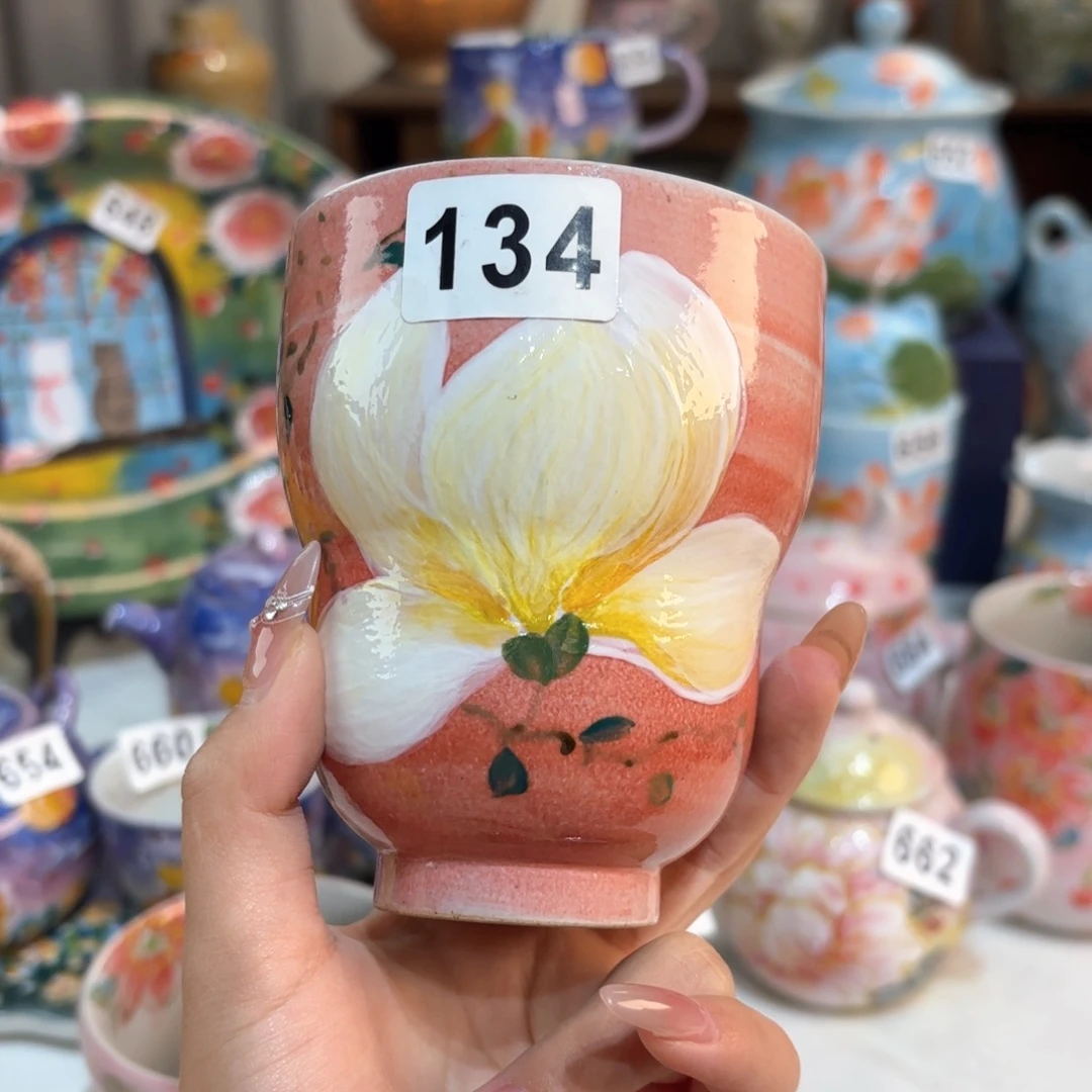 景德镇手绘高温釉下彩陶瓷茶具