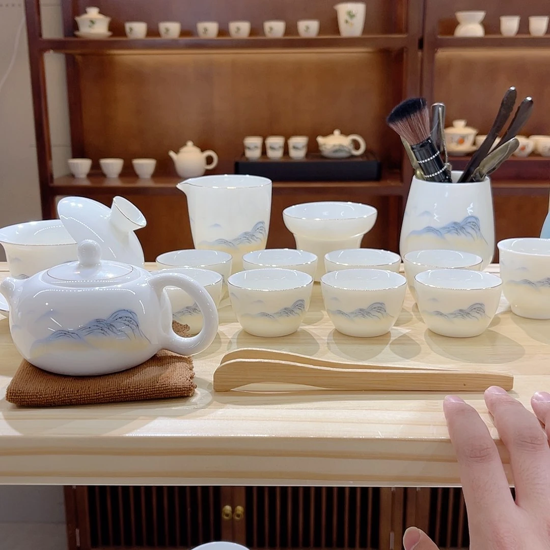 瓷片羊脂玉瓷羊脂玉瓷