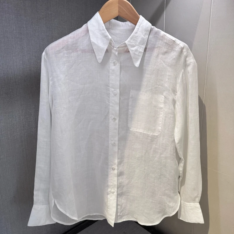 【CHANMITY】 ‘’职场新风尚‘’百搭神器垂坠感优雅穿搭风衬衫025144