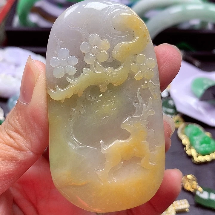颈饰未镶嵌翡翠翡翠