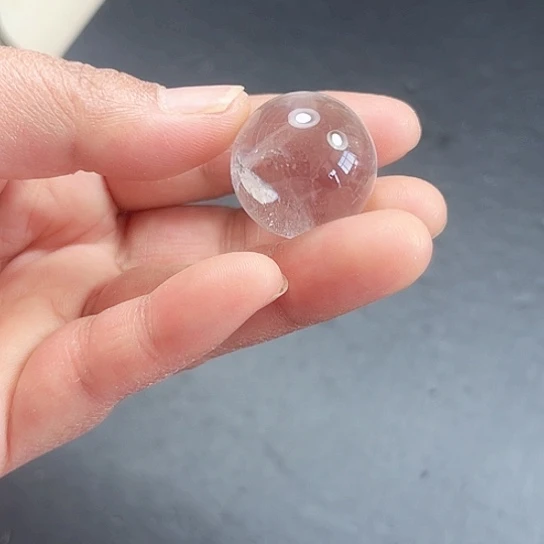 天然水晶球未镶嵌水晶猎****张