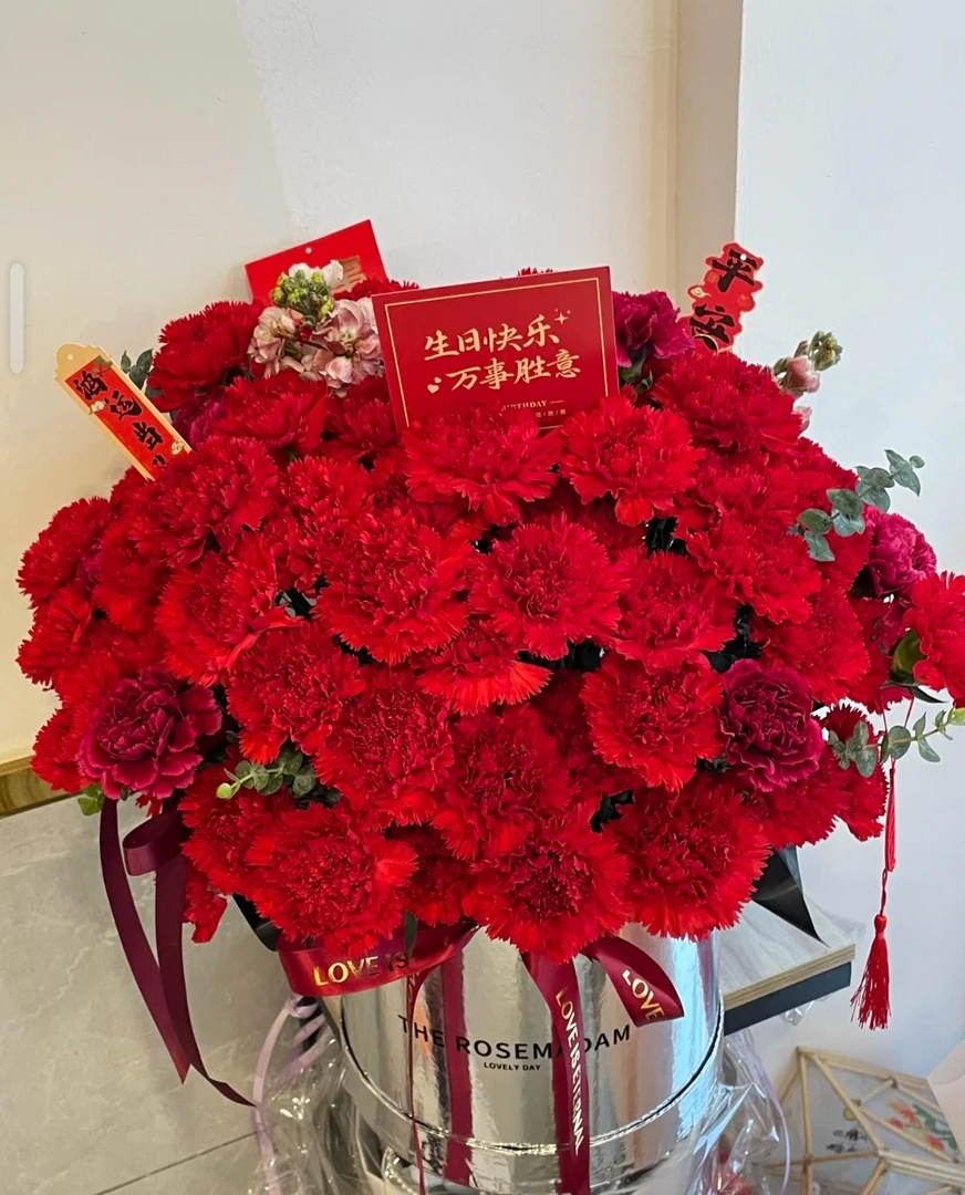 鲜切花红康20支顺丰包邮