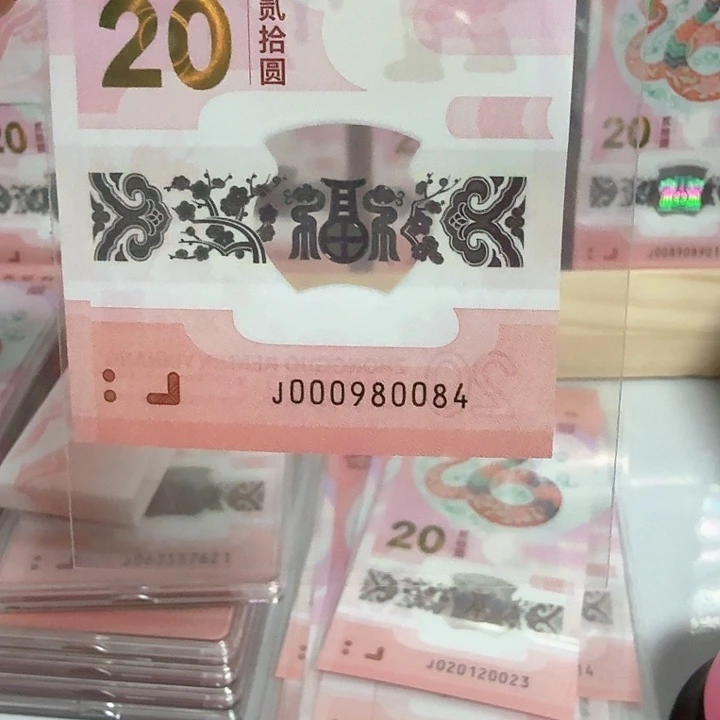 塑料岁**沙小蛇钞号码000980084