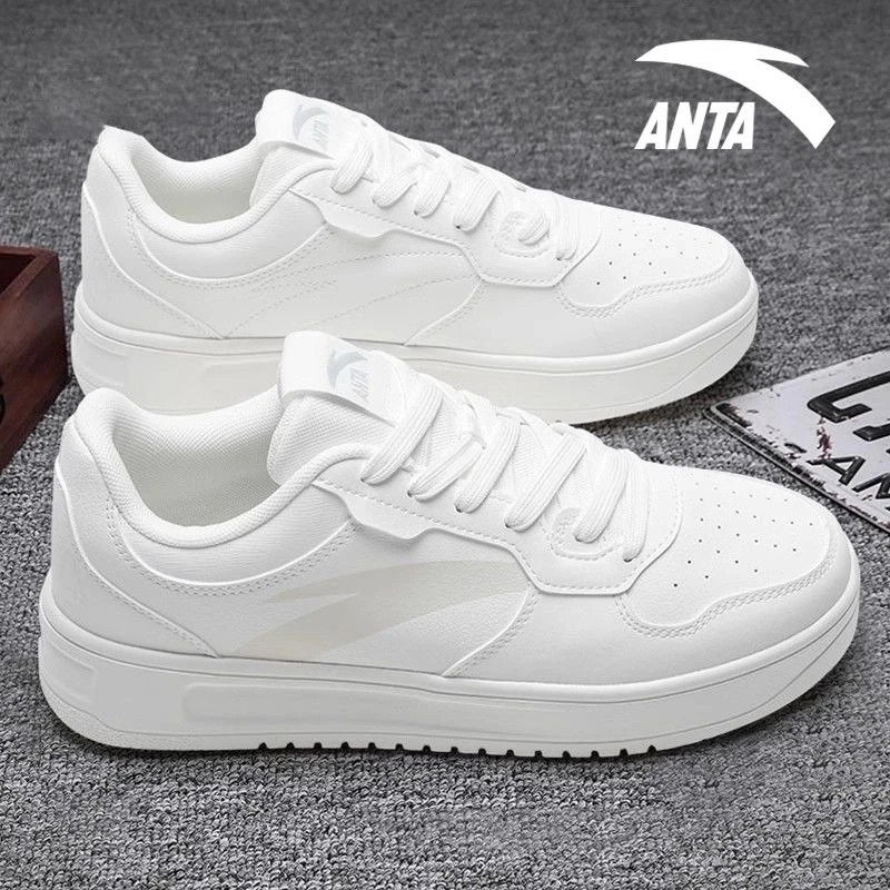 安踏空军一号男鞋2025新款厚底增高小白鞋透气轻便休闲鞋百搭板鞋