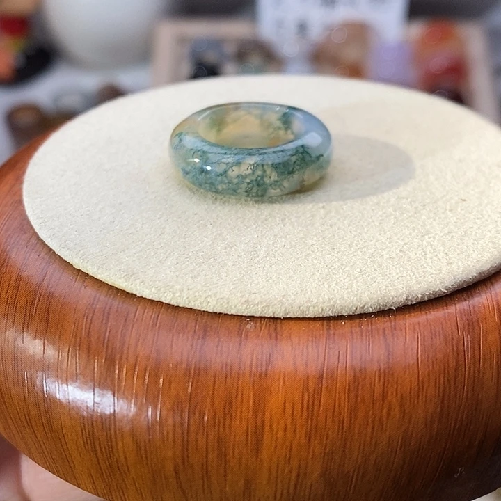 玛瑙/玉髓未镶嵌戒指A 23不退换港9内径15.3